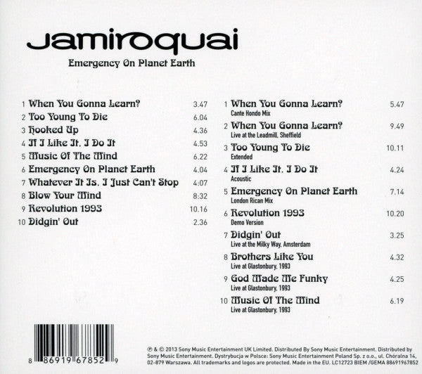 Jamiroquai - Emergency On Planet Earth (CD) | NEW - FUNK *SEALED*