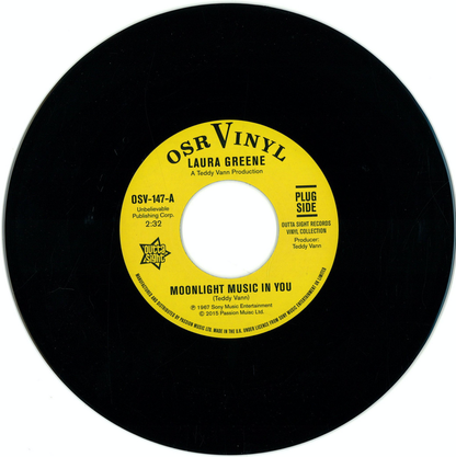 Laura Greene / Peggy March - (PRESALE 5/8/26) Moonlight Music And You / If You Loved Me (VINYL 7") | Mint (M) Mint (M) - FUNK/SOUL *NEW/45*