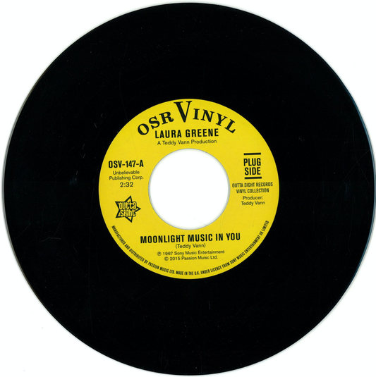 Laura Greene / Peggy March - (PRESALE 5/8/26) Moonlight Music And You / If You Loved Me (VINYL 7") | Mint (M) Mint (M) - FUNK/SOUL *NEW/45*