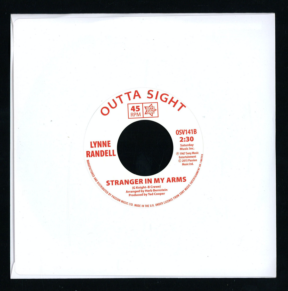 (PRESALE 5/8/26) Soul Time / Stranger In My Arms (VINYL 7") | Mint (M) Mint (M) - FUNK/SOUL *NEW/45*