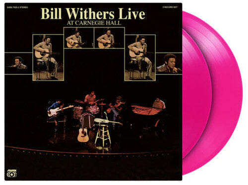 Bill Withers - (PRESALE 7/3/26) Live At Carnegie Hall (GATEFOLD CLEAR MAGENTA 2xVINYL) | Mint (M) Mint (M) - FUNK/SOUL *NEW/COLOR*