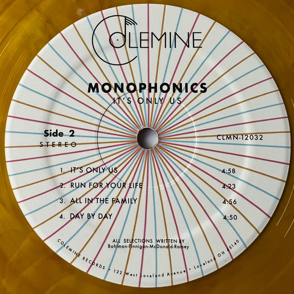 Monophonics - It's Only Us (Butterscotch Swirl Vinyl LP Colemine Records – CLMN 12032 2023) | - FUNK/SOUL *NEW/COLOR*
