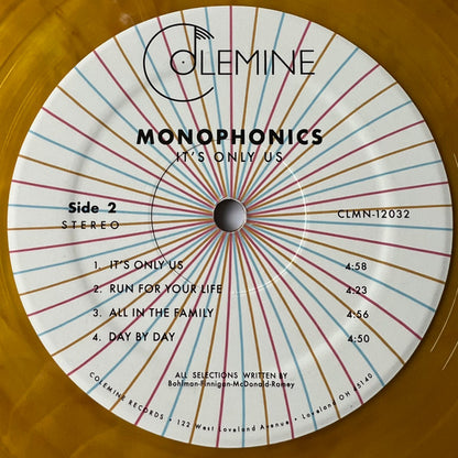 Monophonics - It's Only Us (Butterscotch Swirl Vinyl LP Colemine Records – CLMN 12032 2023) | - FUNK/SOUL *NEW/COLOR*