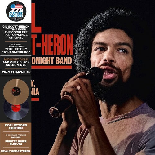 Gil Scott-Heron & The Midnight Band - (PRESALE 10/30/26) Live at Berkeley '78 - Black/ Gold (DLX LTD GOLD VINYL LP) | NEW - FUNK/SOUL *NEW/COLOR*