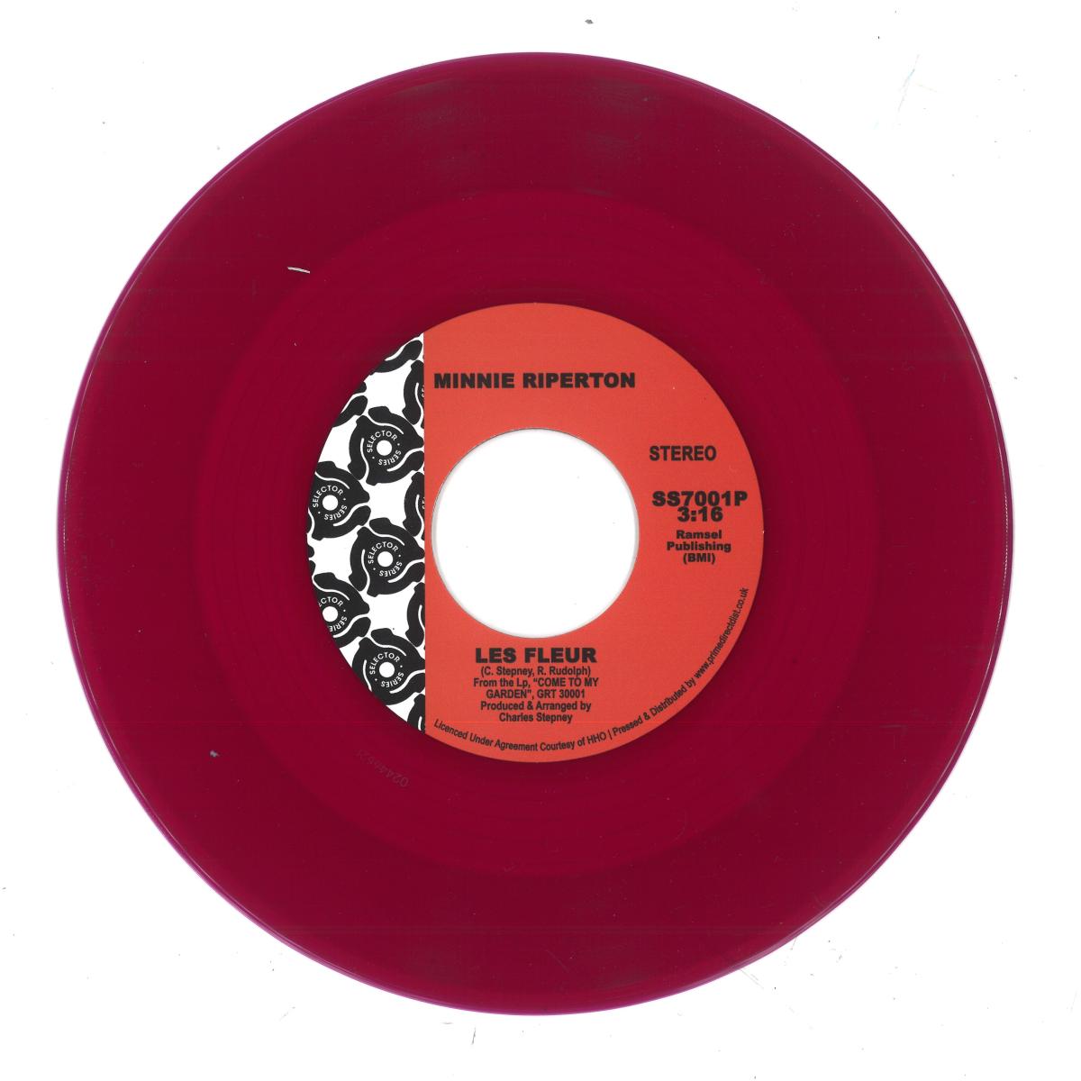Minnie Riperton - Les Fleur / Oh By The Way (PURPLE VINYL 7" Selector Series SS7001P) | NEW - FUNK/SOUL *NEW/COLOR*