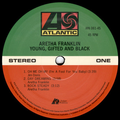 Aretha Franklin - Young, Gifted And Black (VINYL 2xLP Atlantic SD 7213) | - FUNK/SOUL *NEW*