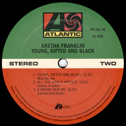 Aretha Franklin - Young, Gifted And Black (VINYL 2xLP Atlantic SD 7213) | - FUNK/SOUL *NEW*