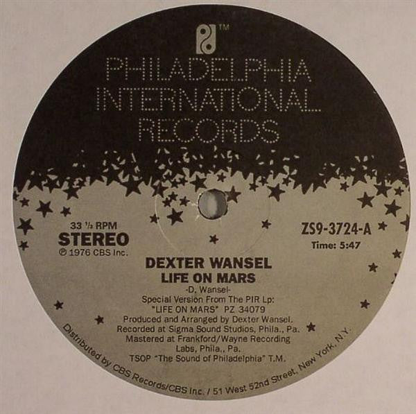 Dexter Wansel - Life On Mars / The Sweetest Pain (VINYL) | Mint Mint - FUNK/SOUL *NEW*