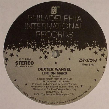 Dexter Wansel - Life On Mars / The Sweetest Pain (VINYL) | Mint Mint - FUNK/SOUL *NEW*