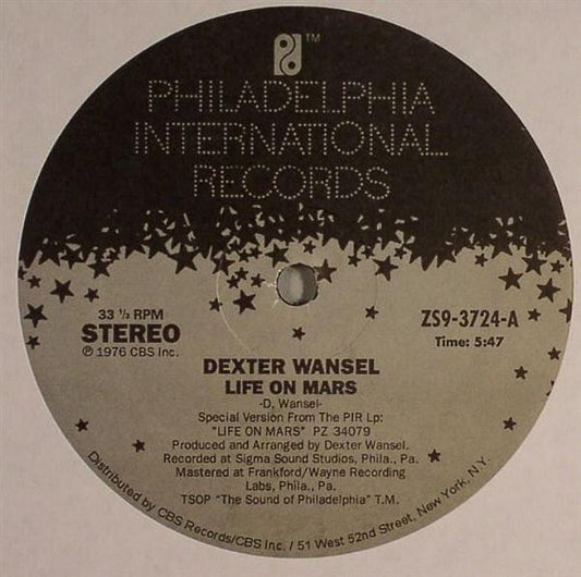 Dexter Wansel - Life On Mars / The Sweetest Pain (VINYL) | Mint Mint - FUNK/SOUL *NEW*