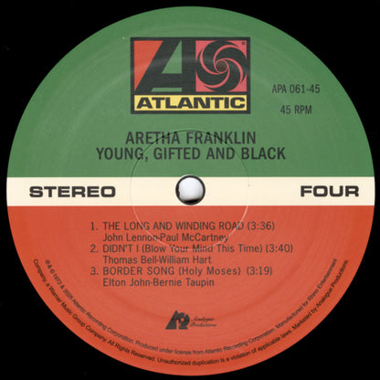 Aretha Franklin - Young, Gifted And Black (VINYL 2xLP Atlantic SD 7213) | - FUNK/SOUL *NEW*