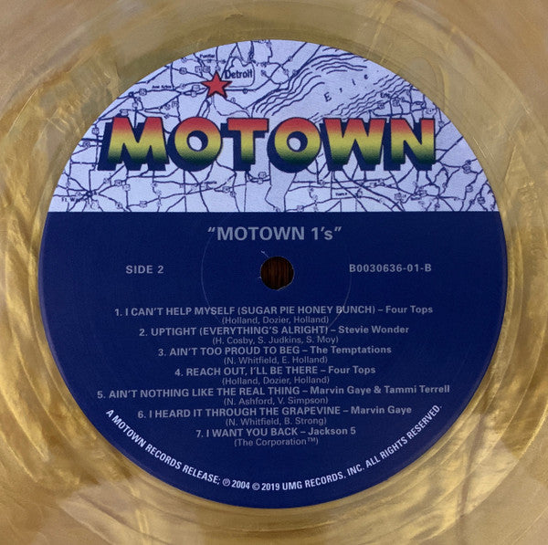 Various - Motown 1*s (GOLD VINYL 2xLP) | USED Near Mint (NM or M-) Near Mint (NM or M-) - FUNK/SOUL / USED *NEAR MINT*