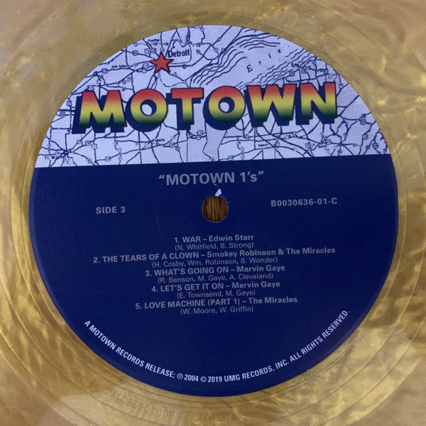 Various - Motown 1*s (GOLD VINYL 2xLP) | USED Near Mint (NM or M-) Near Mint (NM or M-) - FUNK/SOUL / USED *NEAR MINT*