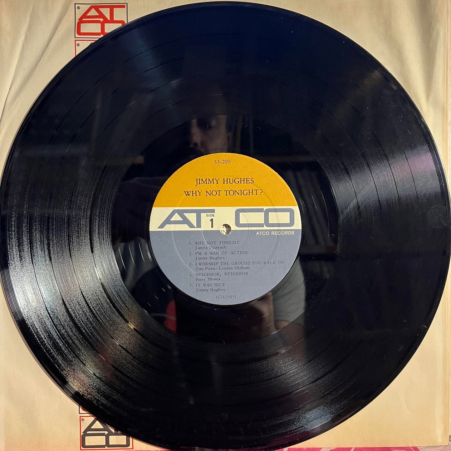 Jimmy Hughes - Why Not Tonight? | Very Good Plus (VG+) - FUNK / USED *EXCELLENT+*