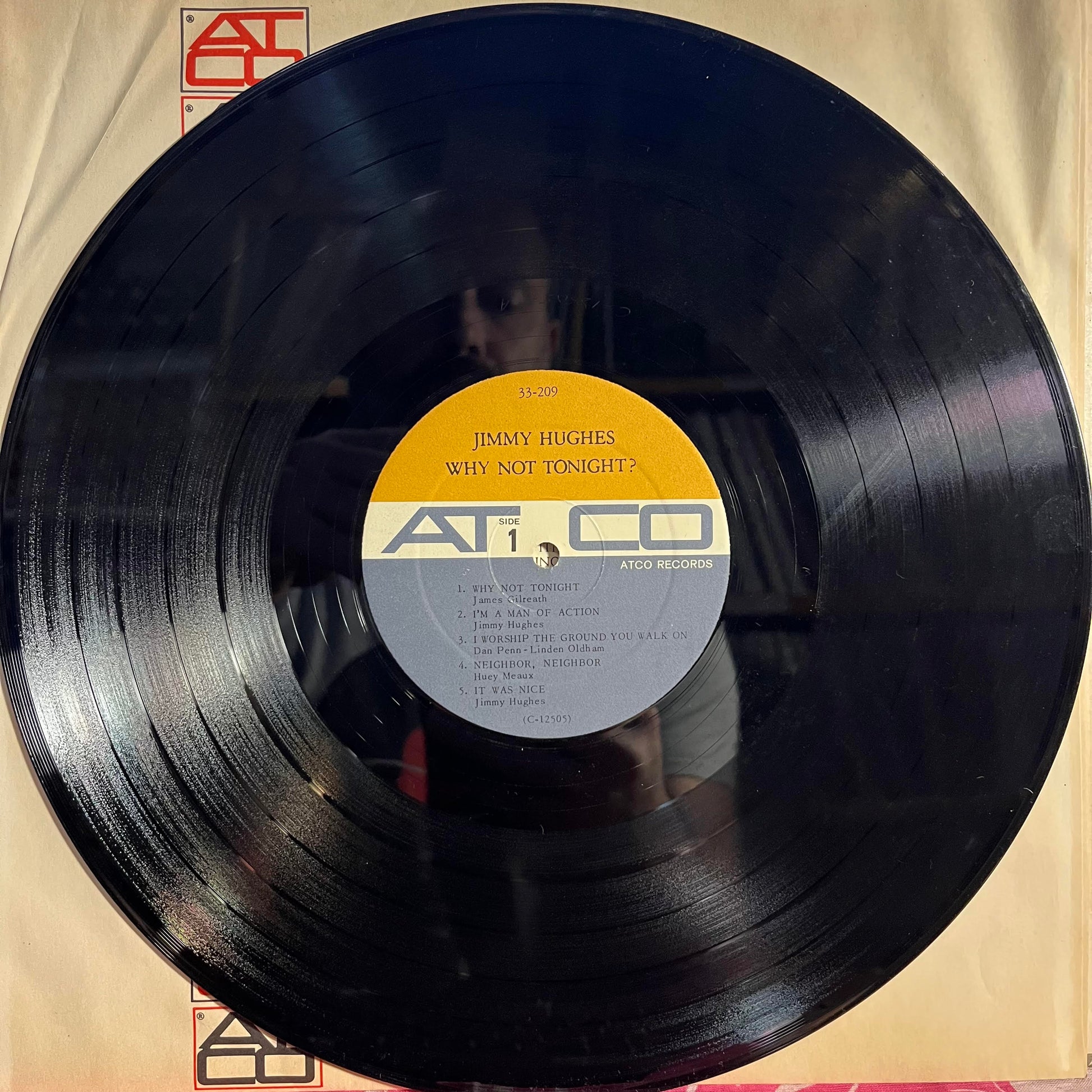 Jimmy Hughes - Why Not Tonight? | Very Good Plus (VG+) - FUNK / USED *EXCELLENT+*
