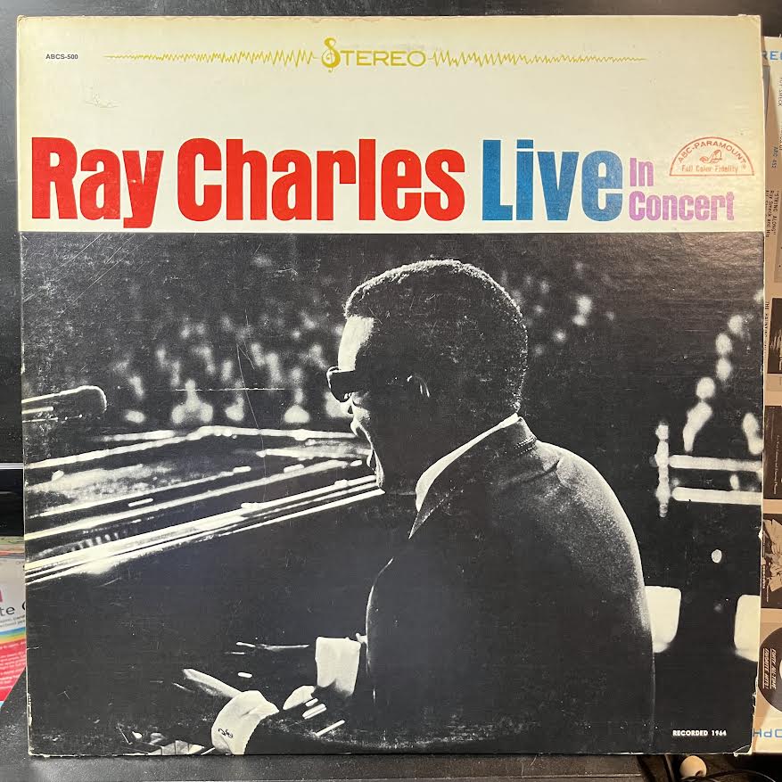 Ray Charles Live In Concert (VINYL) | Excellent+ (EX+) Excellent (EX) - FUNK / USED *EXCELLENT+*