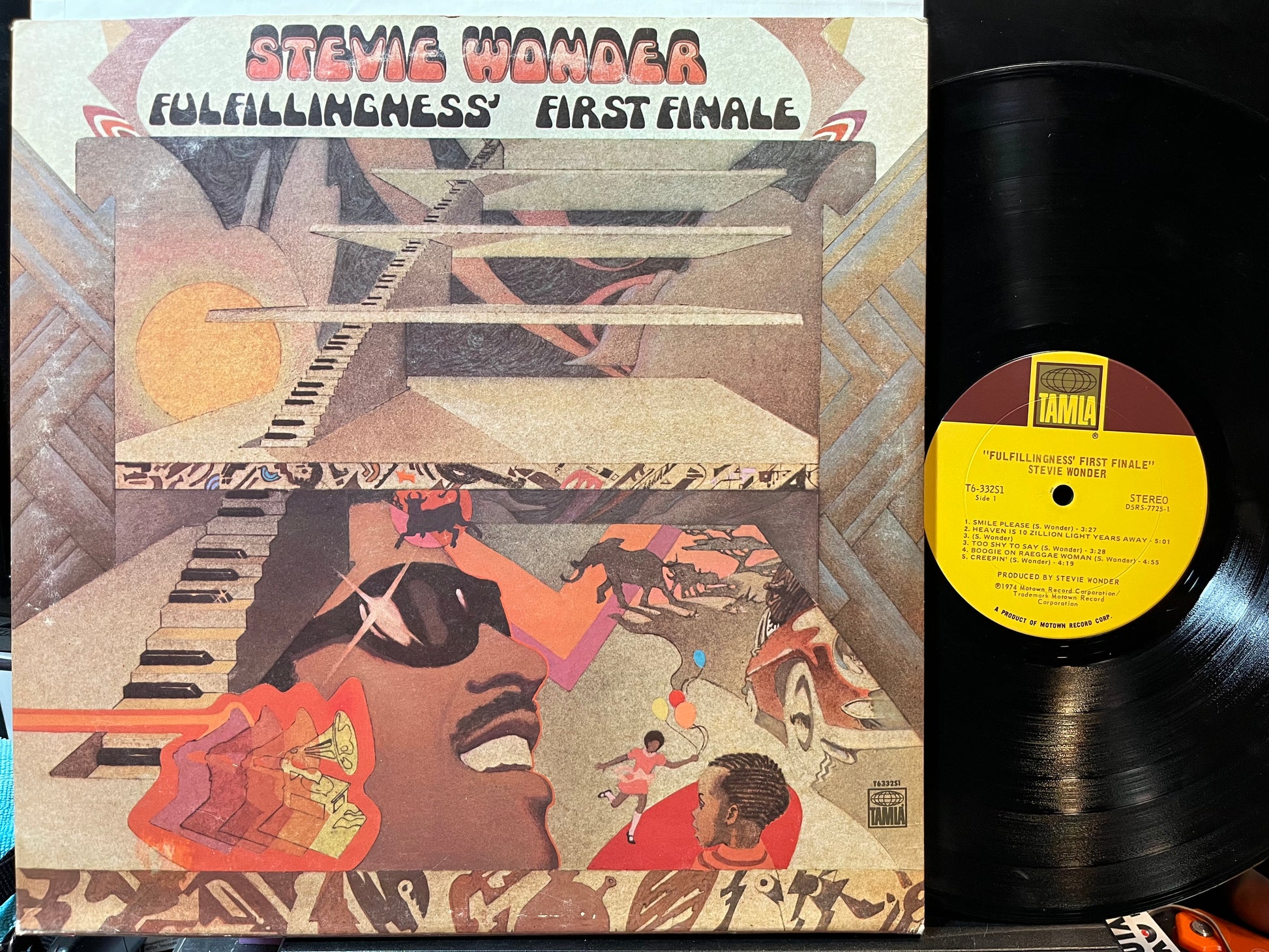 Stevie Wonder - Fulfillingness' First Finale (VINYL) | Excellent+ (EX+) Excellent (EX) - FUNK / USED *EXCELLENT+*
