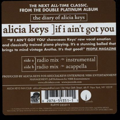 If I Ain't Got You (VINYL) | Excellent+ (EX+) Excellent (EX) - FUNK / USED *EXCELLENT+*