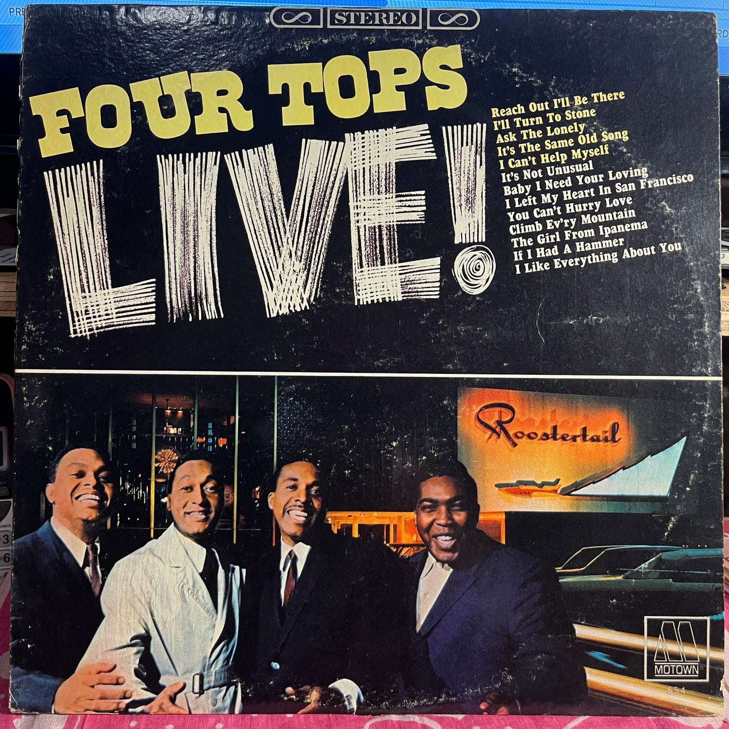Four Tops - Four Tops Live | Excellent (EX) Very Good Plus (VG+) - FUNK / USED *EXCELLENT+*
