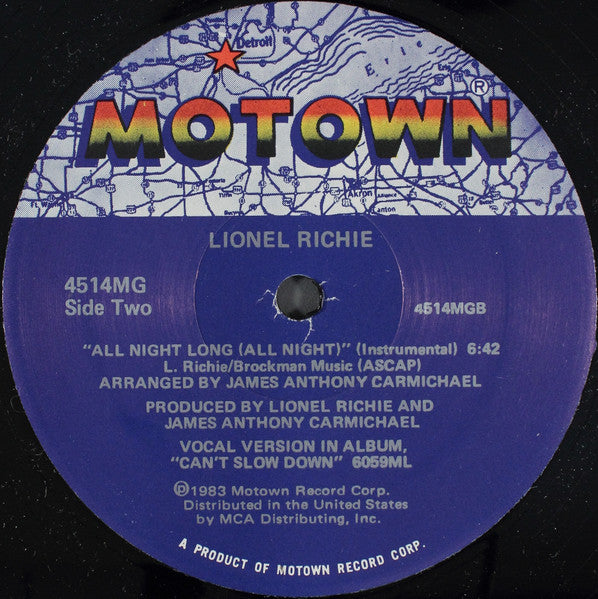 All Night Long (All Night) (12" VINYL) | Excellent+ (EX+) Excellent+ (EX+) - FUNK / USED *EXCELLENT+*