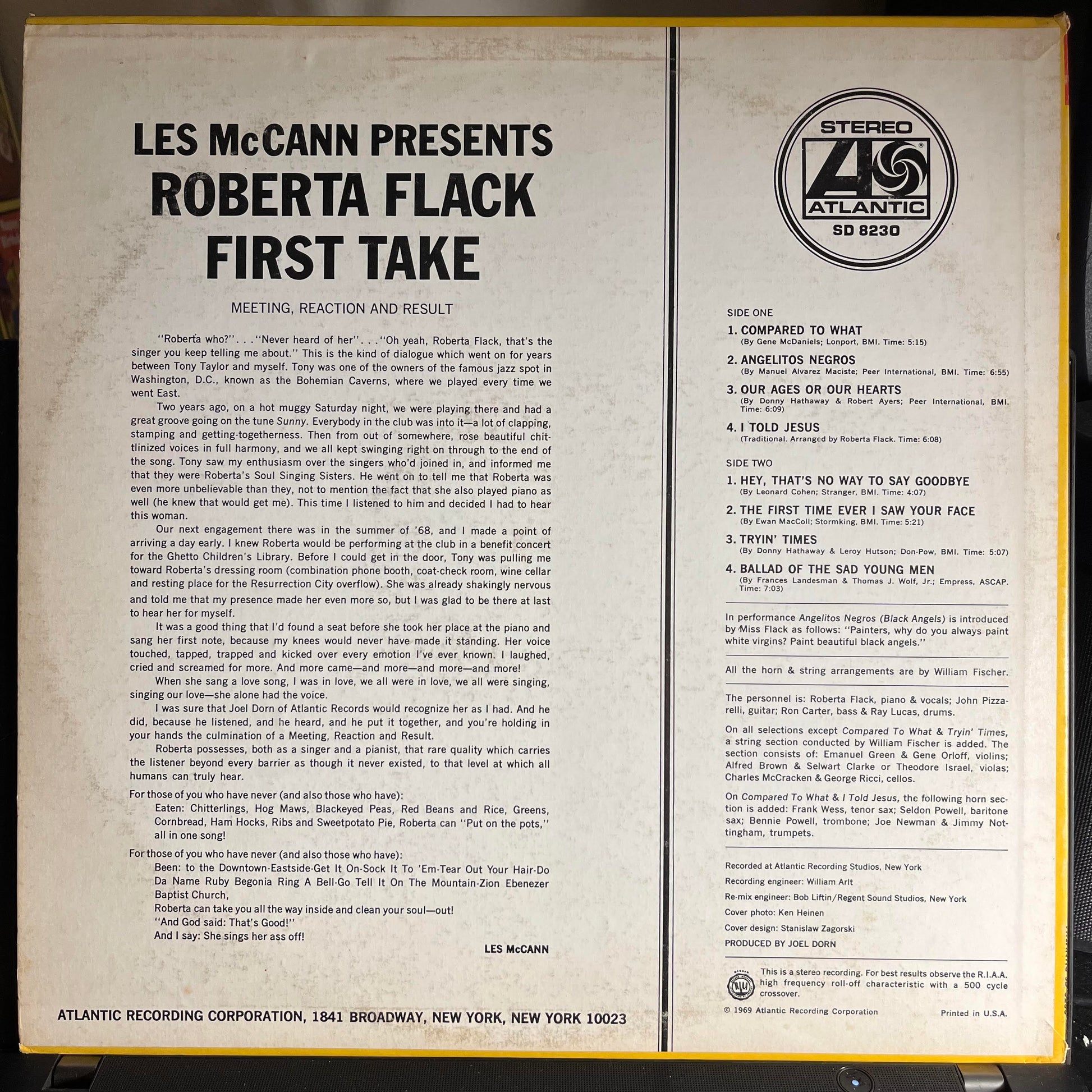 Roberta Flack - First Take *MONARCH/REPRESS* | Excellent (EX) Near Mint (NM) - FUNK / USED *EXCELLENT+*