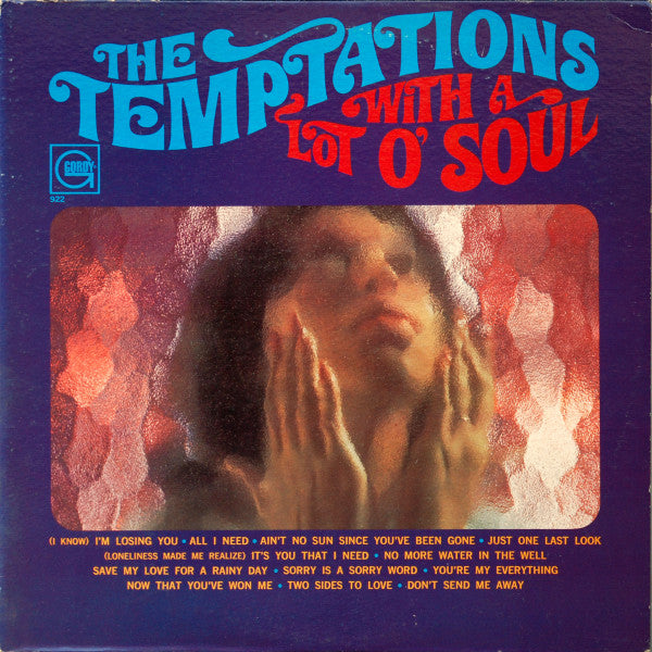 The Temptations - The Temptations With A Lot O' Soul | Excellent (EX) Very Good Plus (VG+) - FUNK / USED *EXCELLENT+*