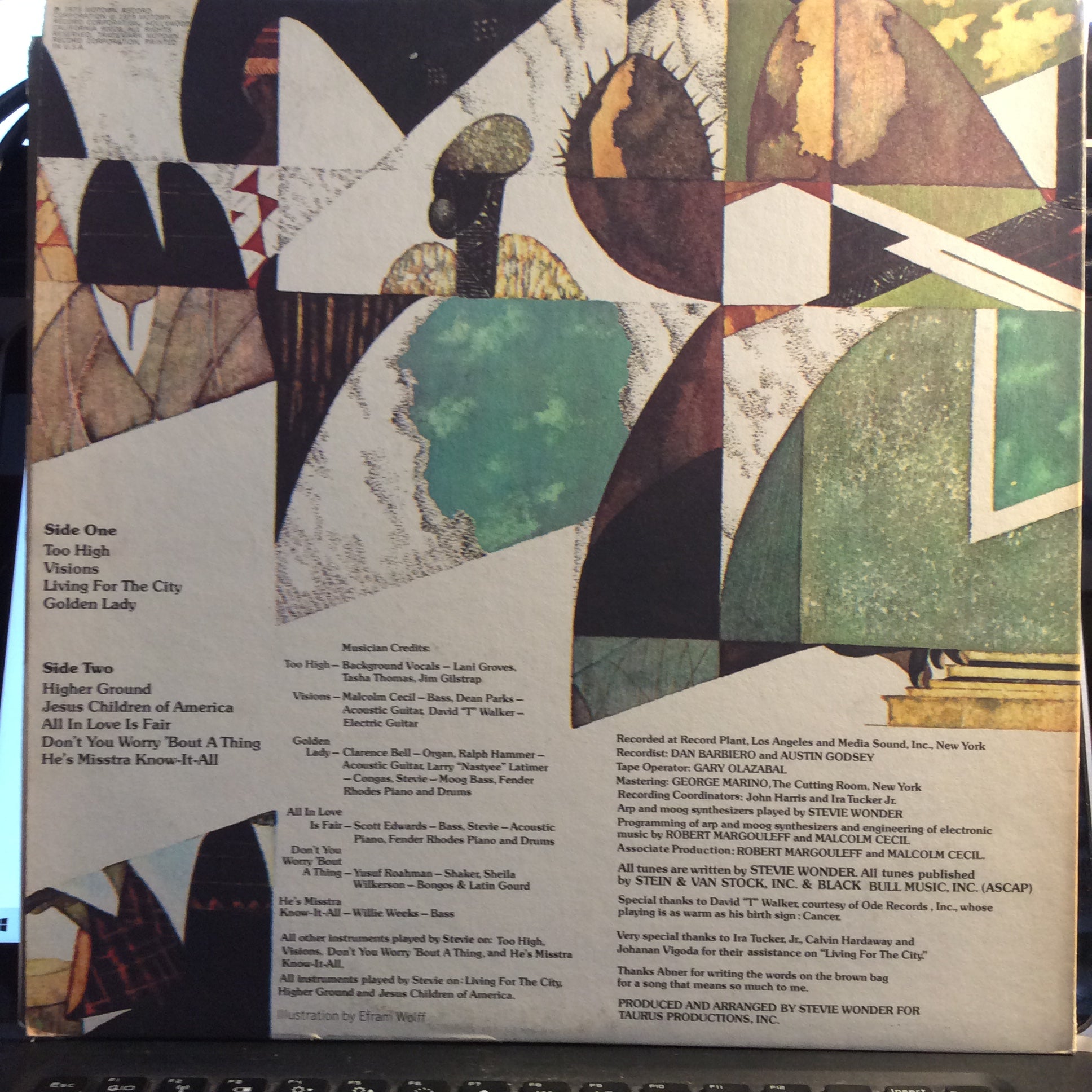 Innervisions (VINYL) | Excellent+ (EX+) Excellent+ (EX+) - FUNK / USED *EXCELLENT+*