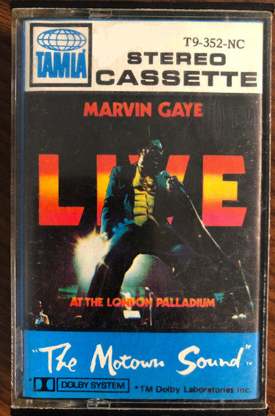 Marvin Gaye - Live At The London Palladium (CASSETTE) | Excellent (EX) Excellent (EX) - FUNK / USED *EXCELLENT*