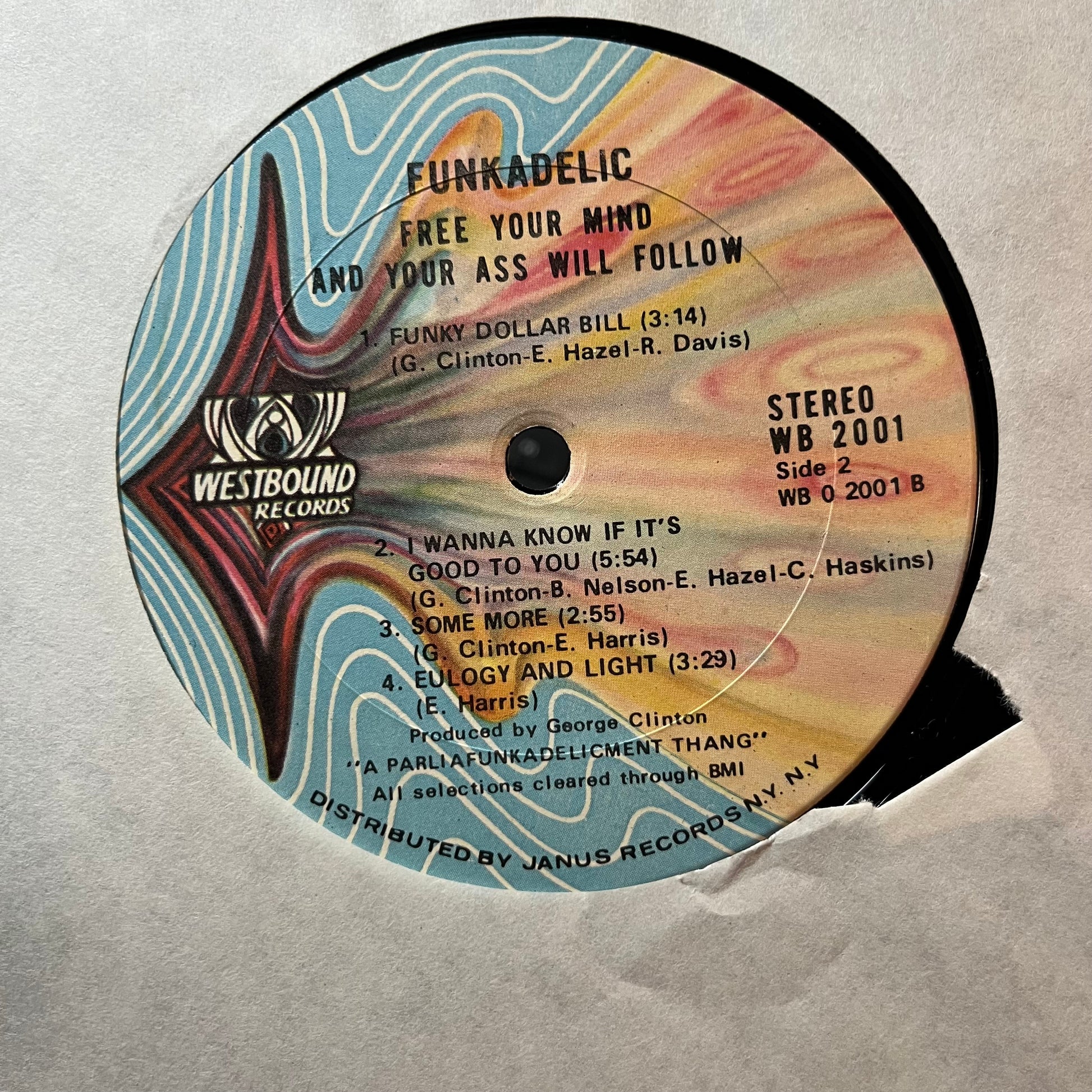 Funkadelic - Free Your Mind And Your Ass Will Follow (VINYL LP) | USED Excellent (EX) Very Good (VG) - FUNK / USED *EXCELLENT*