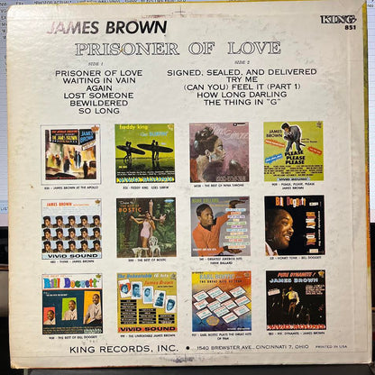 Prisoner Of Love (VINYL) | Excellent (EX) Excellent+ (EX+) - FUNK / USED *EXCELLENT*