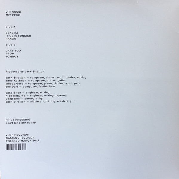 Vulfpeck - Mit Peck (VINYL LP) | USED - FUNK / USED *EXCELLENT*