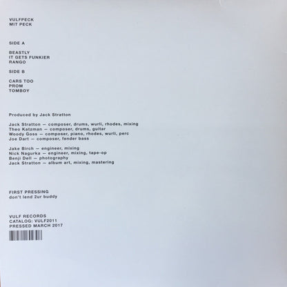Vulfpeck - Mit Peck (VINYL LP) | USED - FUNK / USED *EXCELLENT*