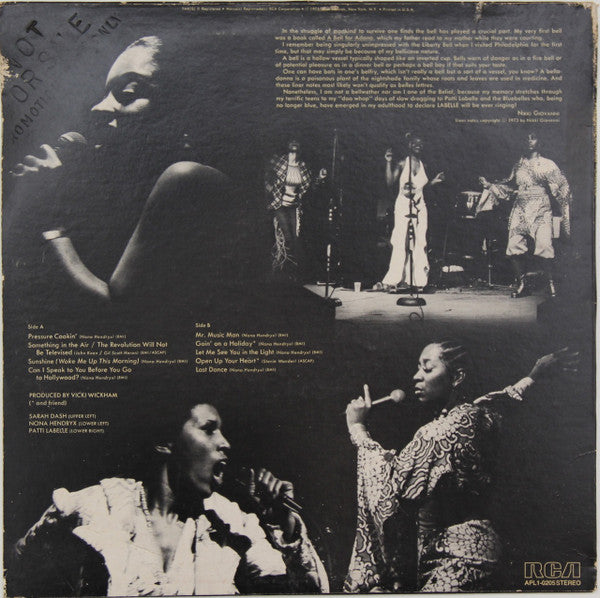 LaBelle - Pressure Cookin' | Very Good Plus (VG+) Very Good Plus (VG+) - FUNK / USED *EXCELLENT*