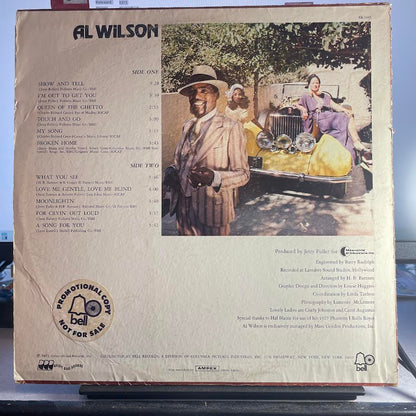 Al Wilson - Show And Tell (VINYL) | Excellent (EX) Very Good Plus (VG+) - FUNK / USED *EXCELLENT*