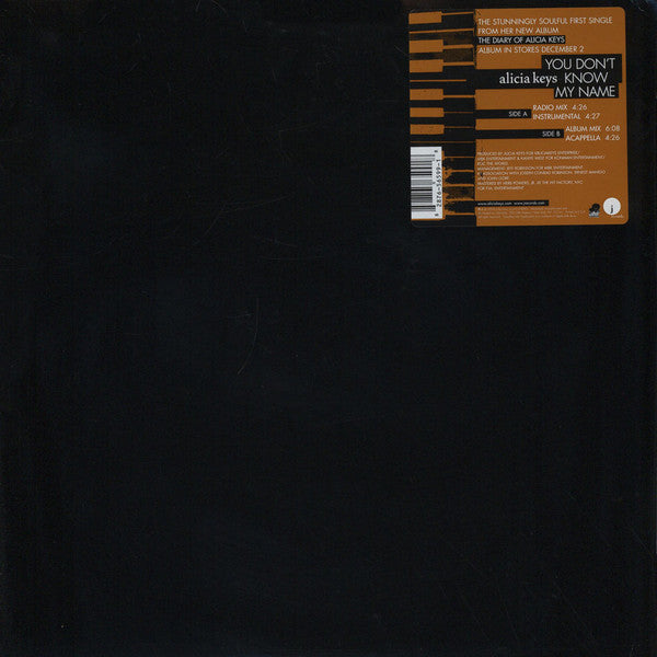 You Don't Know My Name (VINYL) | Excellent (EX) Generic - FUNK / USED *EXCELLENT*