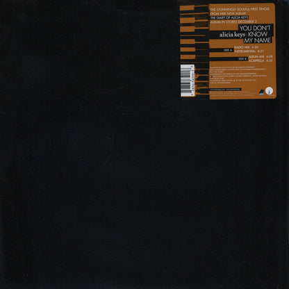 You Don't Know My Name (VINYL) | Excellent (EX) Generic - FUNK / USED *EXCELLENT*