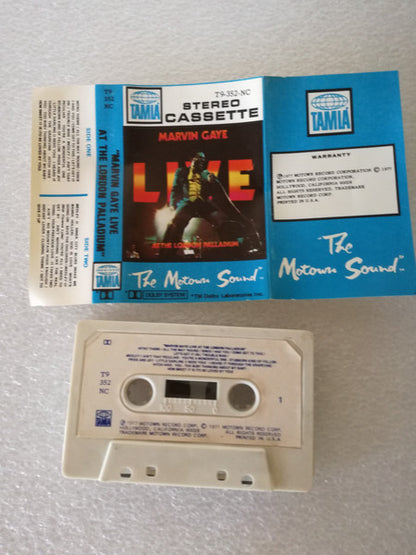 Marvin Gaye - Live At The London Palladium (CASSETTE) | Excellent (EX) Excellent (EX) - FUNK / USED *EXCELLENT*