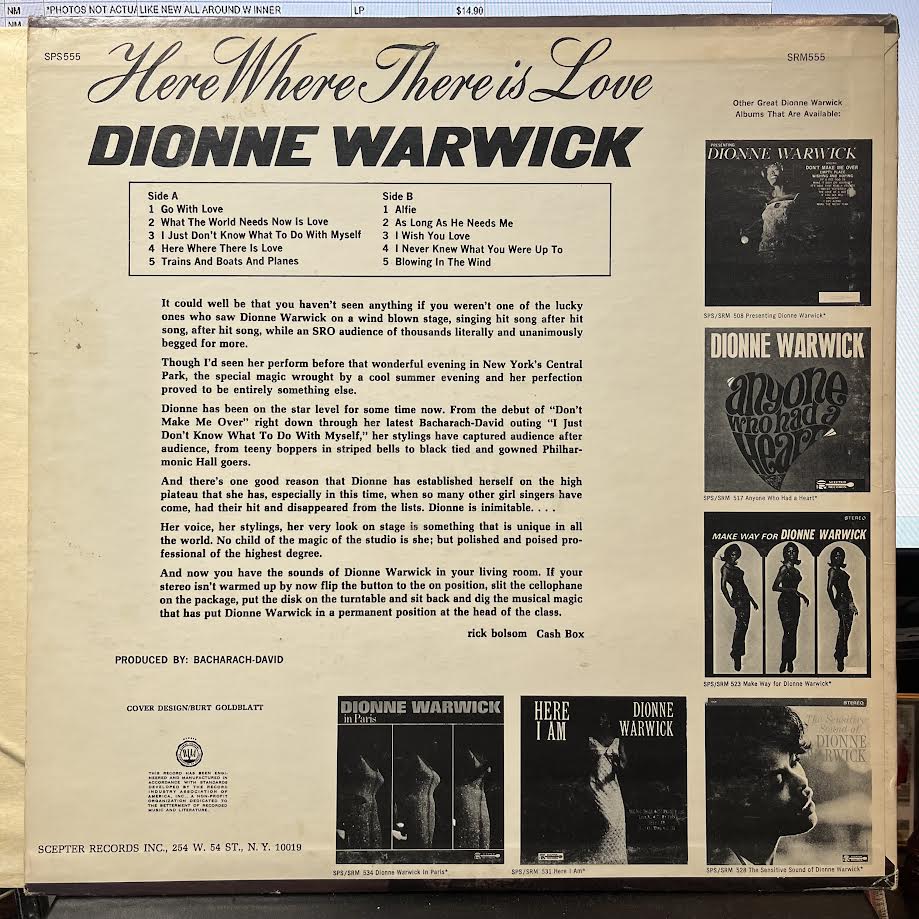 Here, Where There Is Love (VINYL) | Excellent (EX) Excellent (EX) - FUNK / USED *EXCELLENT*