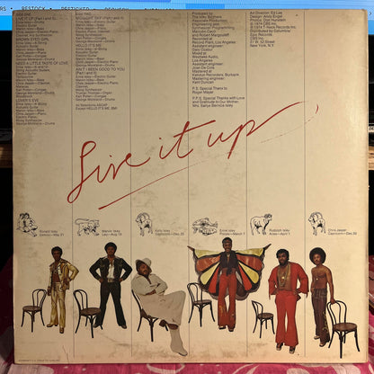 The Isley Brothers - Live It Up *PITMAN* | Excellent (EX) Very Good Plus (VG+) - FUNK / USED *EXCELLENT*