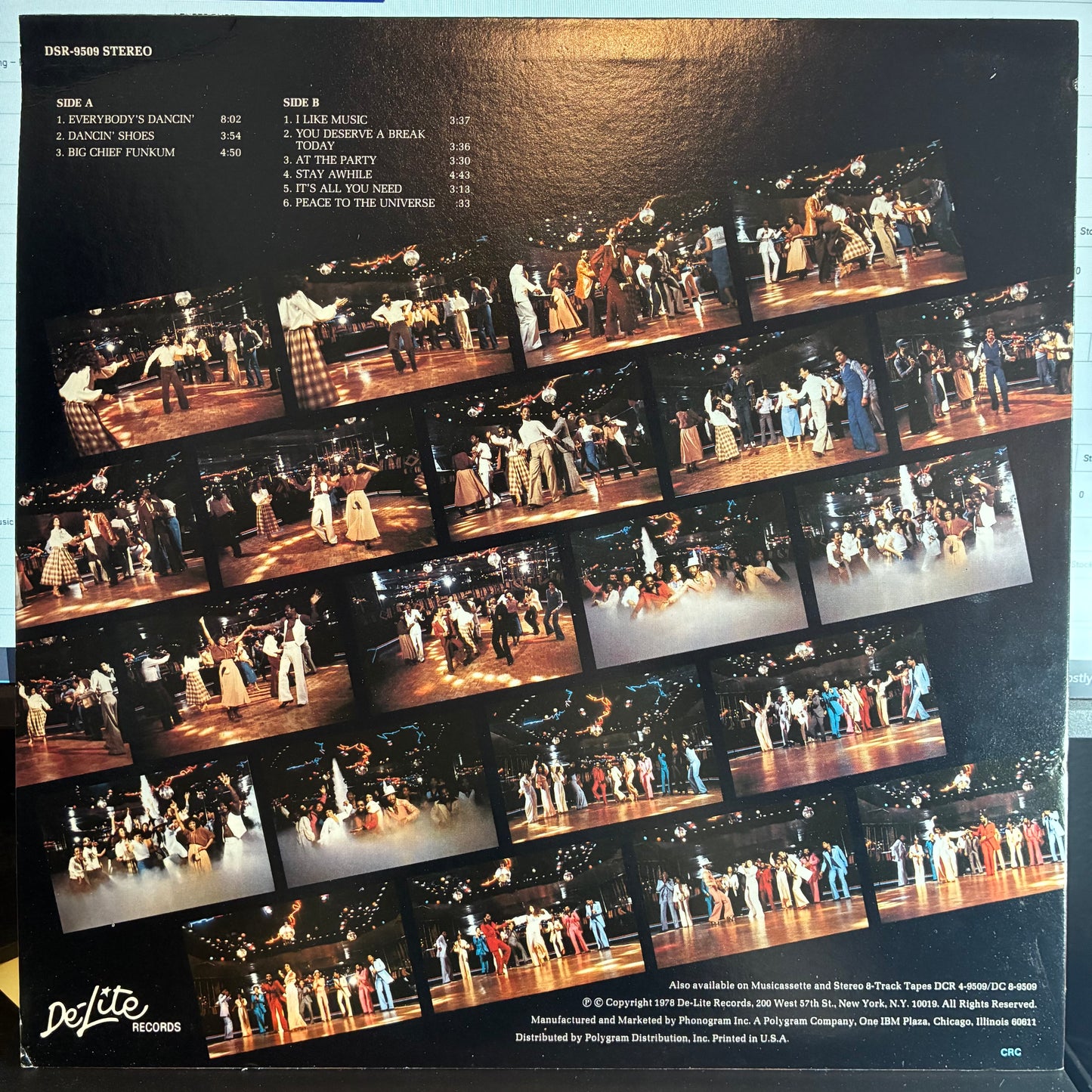 Kool & The Gang - Everybody's Dancin' (VINYL De-Lite Records – DSR-9509) | USED Excellent (EX) Near Mint (NM) - FUNK / USED *EXCELLENT*