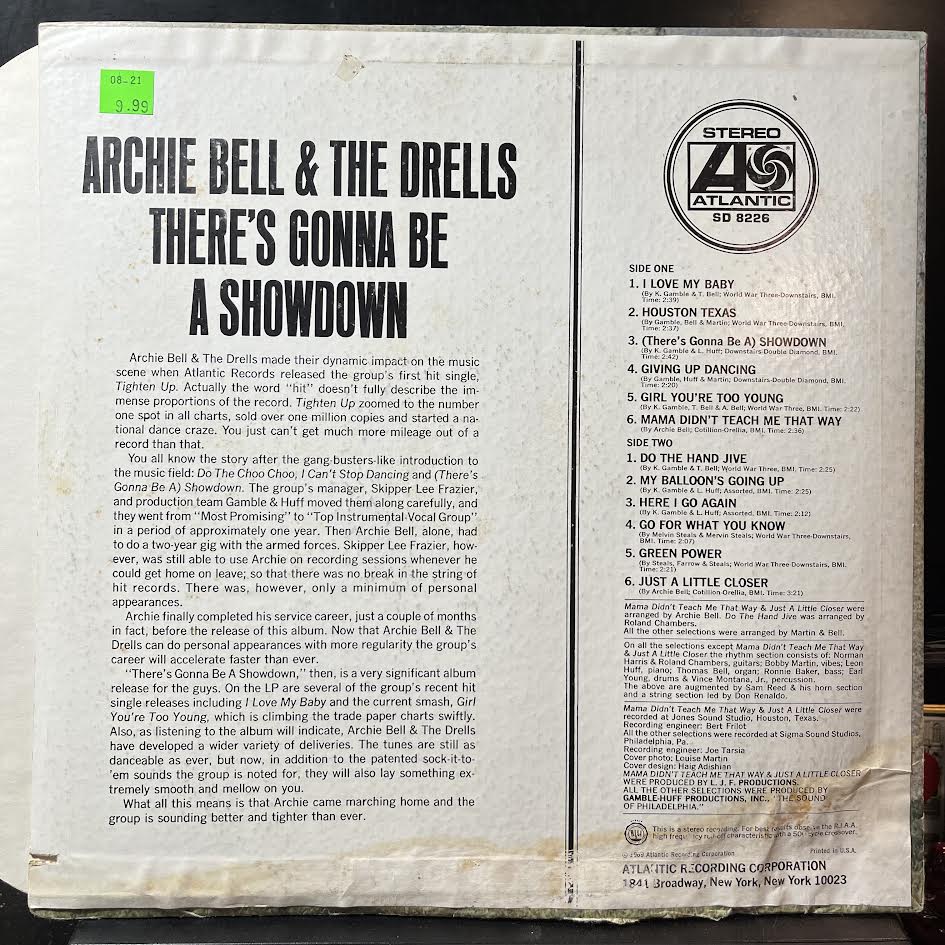 There's Gonna Be A Showdown (VINYL) | Excellent (EX) Good Plus (G+) - FUNK / USED *EXCELLENT*