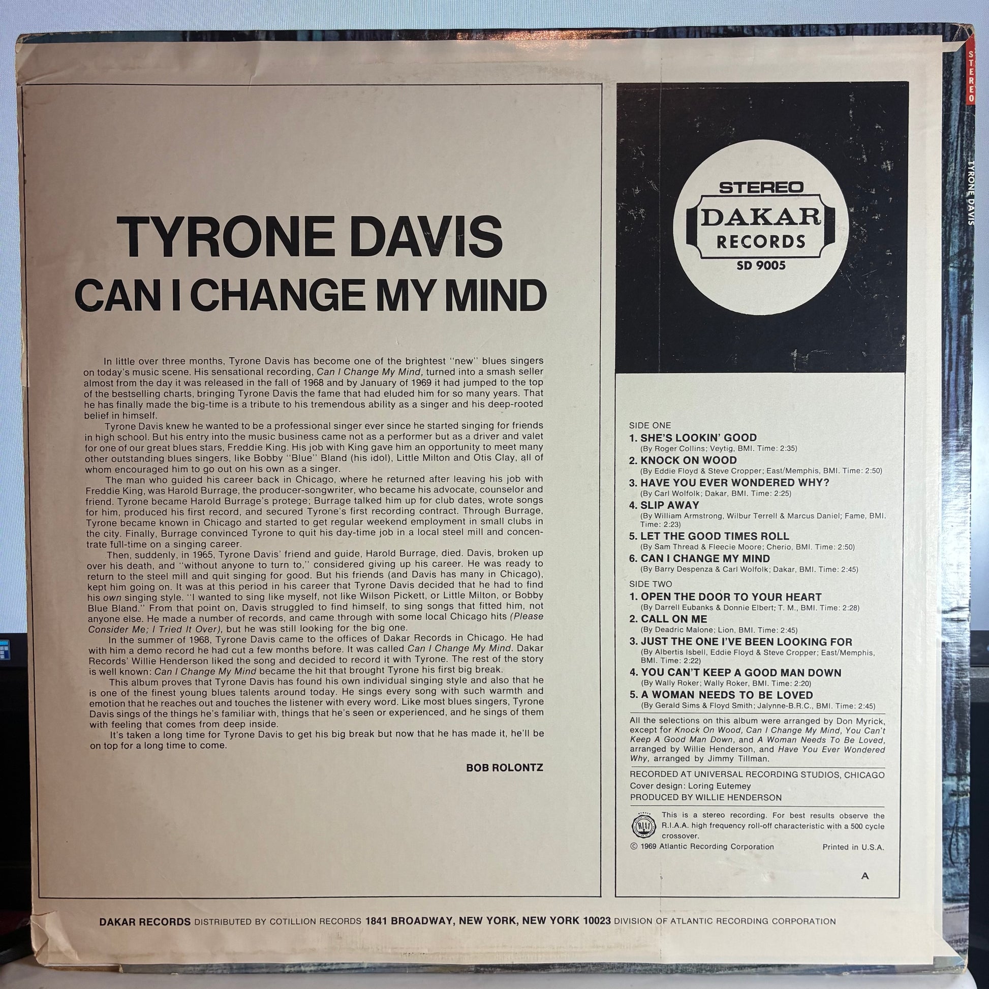 Can I Change My Mind (VINYL) | Excellent (EX) Excellent (EX) - FUNK / USED *EXCELLENT*