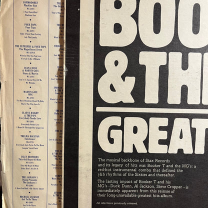 Booker T. & The M.G.'s Greatest Hits (VINYL) | Excellent (EX) Excellent (EX) - FUNK / USED *EXCELLENT*