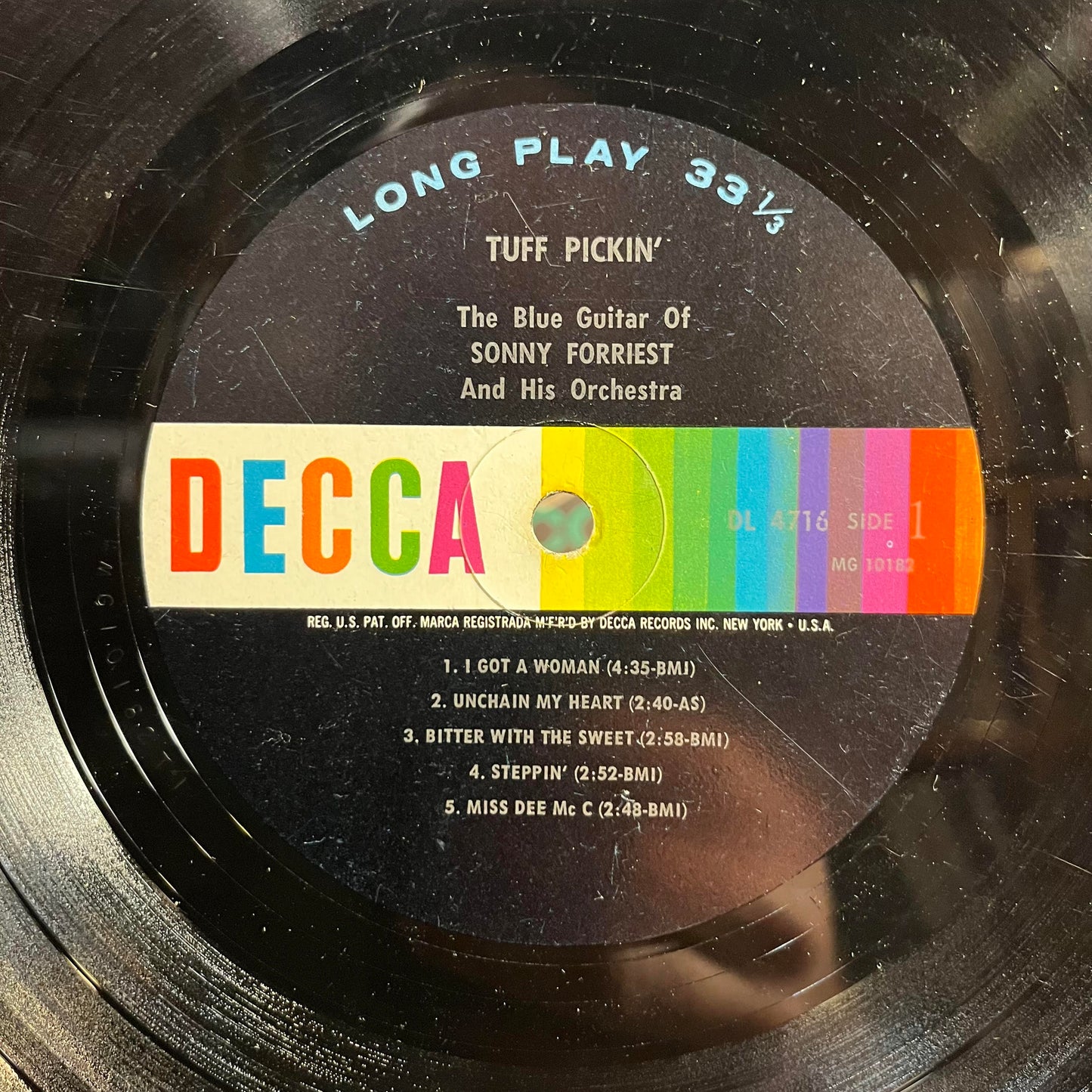 Sonny Forriest And His Orchestra - Tuff Pickin' *MONO* | Good Plus (G+) Very Good (VG) - FUNK / USED *GOOD++*