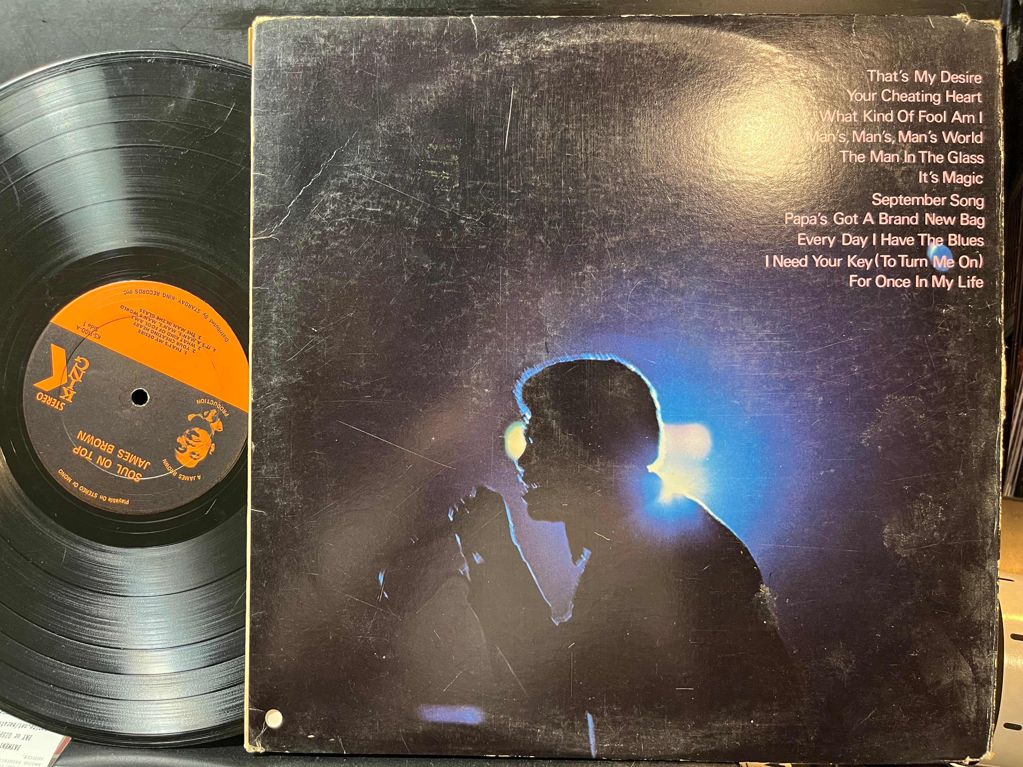 James Brown With The Louie Bellson Orchestra, Oliv - Soul On Top