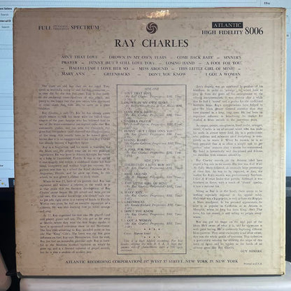 Ray Charles - Ray Charles (VINYL) | Good (G) Excellent (EX) - FUNK / USED *GOOD*
