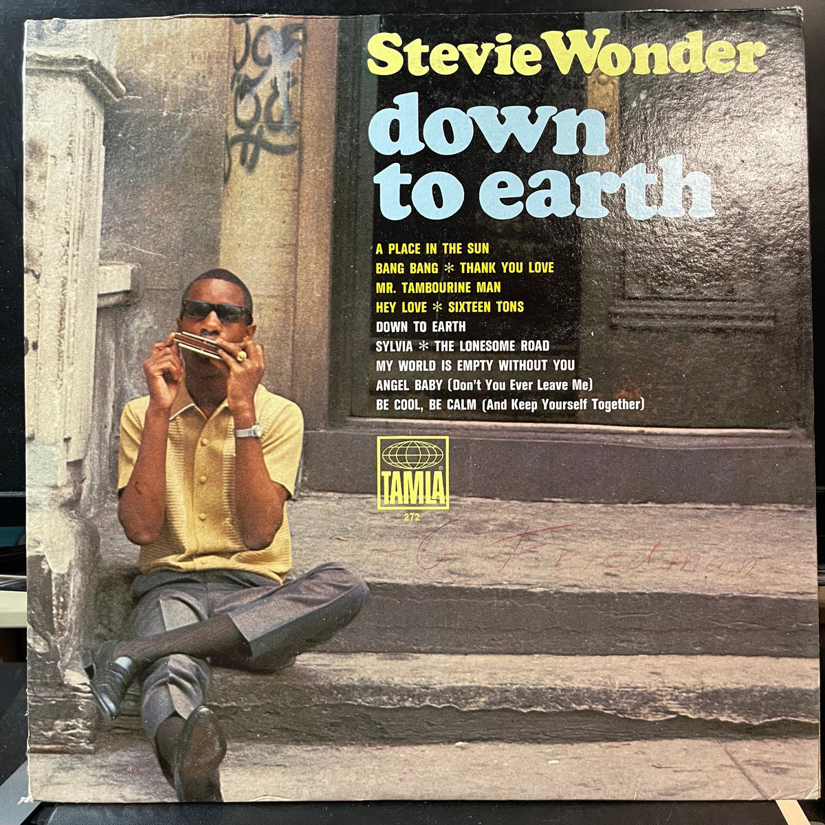 Stevie Wonder - Down To Earth (VINYL LP) | USED Near Mint- (NM-) Near Mint- (NM-) - FUNK / USED *NEAR MINT-*