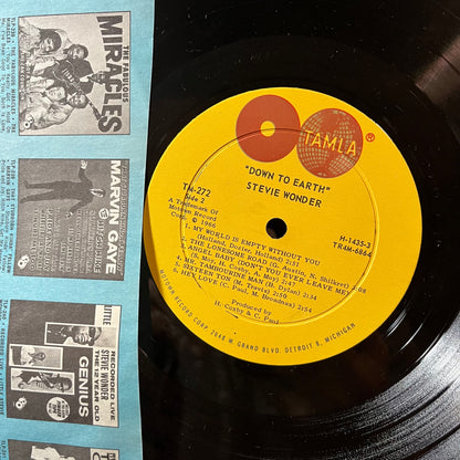 Stevie Wonder - Down To Earth (VINYL LP) | USED Near Mint- (NM-) Near Mint- (NM-) - FUNK / USED *NEAR MINT-*