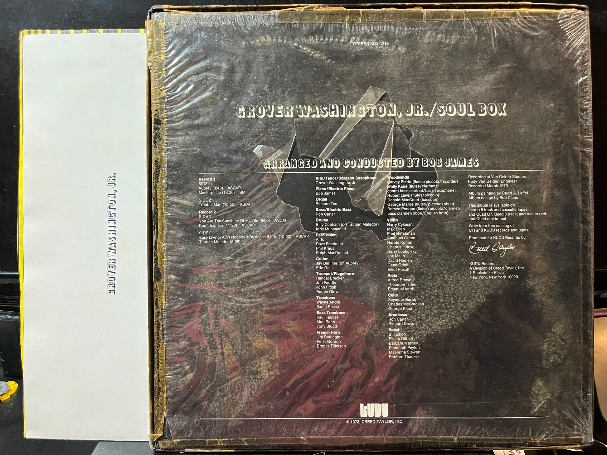 Grover Washington, Jr. - Soul Box (VINYL 2xLP Kudu KUX 1213 1973) | USED Near Mint- (NM-) Excellent+ (EX+) - FUNK / USED *NEAR MINT-*