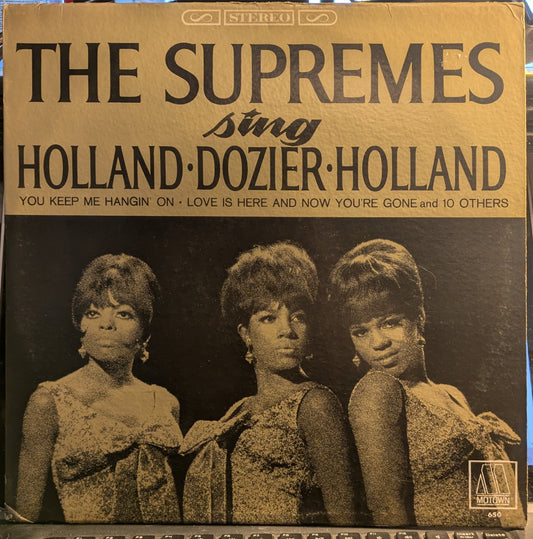 Supremes Sing Holland-Dozier-Holland (VINYL) | Near Mint- (NM-) Near Mint- (NM-) - FUNK / USED *NEAR MINT-*